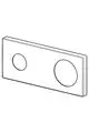 HANSA-Rosette-HANSA-175x175-mm-Chrom-59913733 gallery number 1